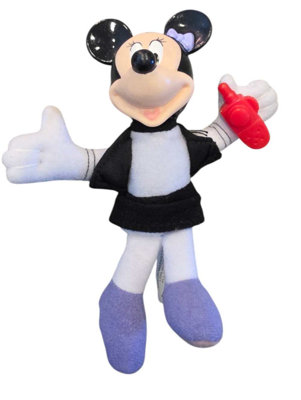 2001 McDonald's Disney's House of Mouse Minnie Mouse 5-inch plush toy